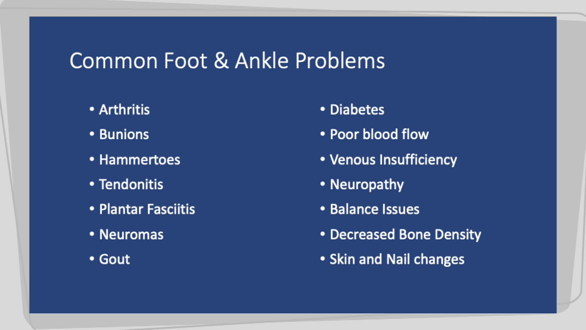 Health Links - Aging Feet