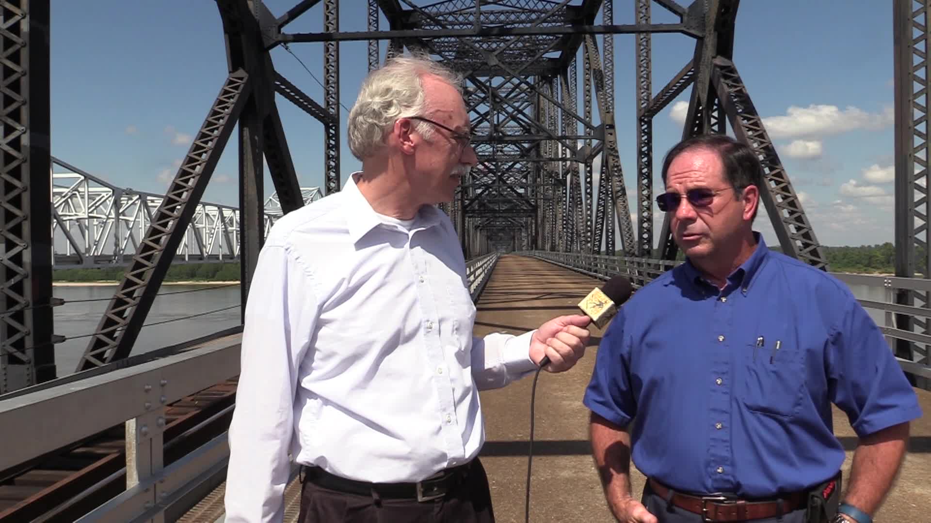 Perils For Pedestrians -Vicksburg Bridge