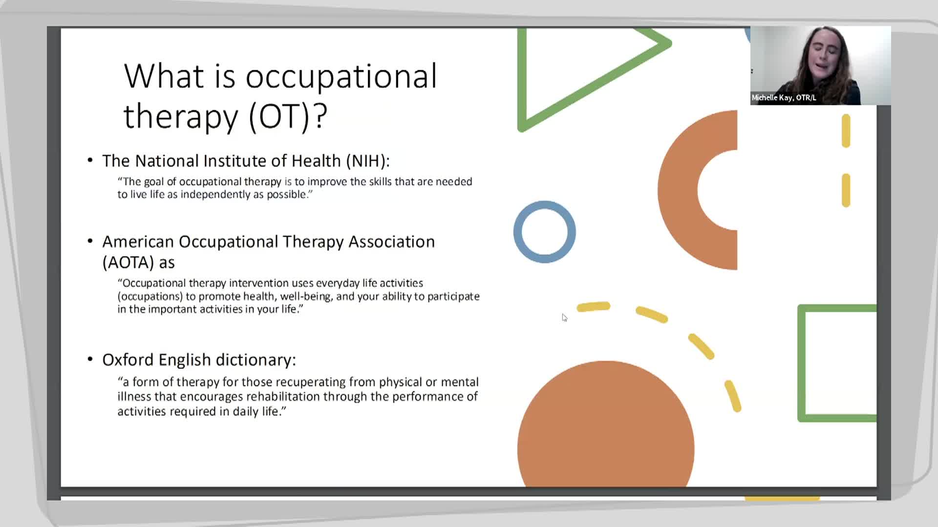 Health Links - Occupational Therapy